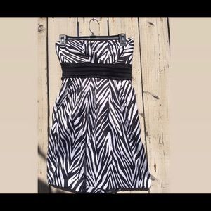 Zebra print dress